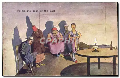 Ansichtskarte AK Fantaisie Illustrateur Fatme the pearl of the East Egypt Egypte