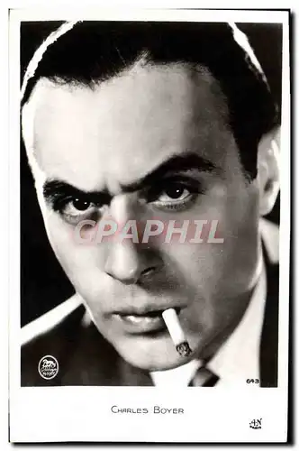 Cartes postales moderne Cinema Charles Boyer Cigarette Tabac