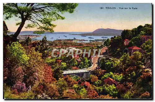 Cartes postales Toulon Vue Sur la Rade