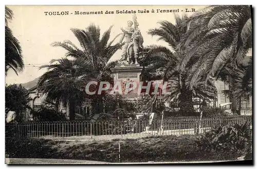 Ansichtskarte AK Toulon Monument des Soldats Tues a L&#39ennemi