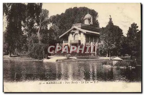 Ansichtskarte AK Marseille Parc Borely Le lac