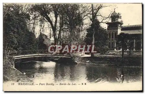 Ansichtskarte AK Marseille Le Parc Borely Bords du lac