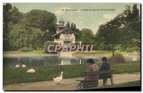 Cartes postales Marseille Chalet et Lac du Chateau Borely