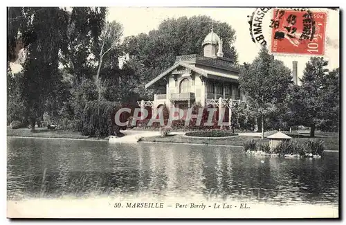 Ansichtskarte AK Marseille Parc Borely Le Lac