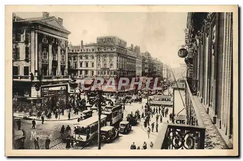 Cartes postales Marseille La Canebiere