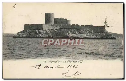 Cartes postales Marseille Le chateau d&#39If