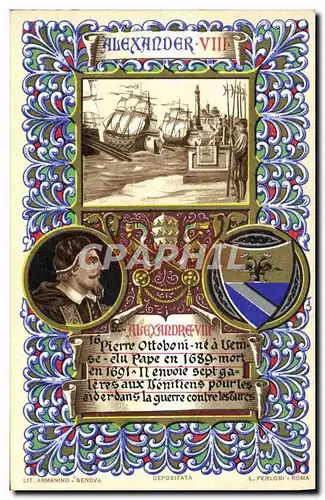 Cartes postales Pape Alexandre VIII