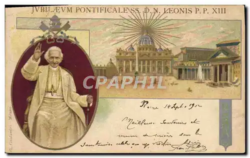 Cartes postales Pape Leonis PP XIII