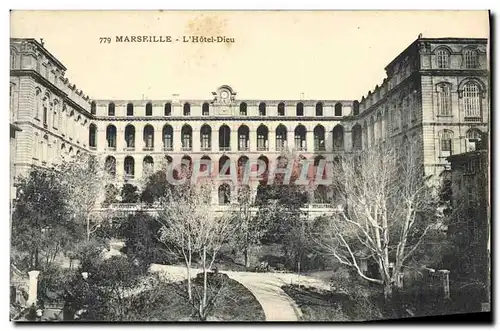 Cartes postales Marseille Hotel Dieu