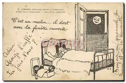 Cartes postales Tuberculose Enfant