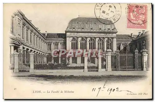 Cartes postales Lyon La faculte de medecine