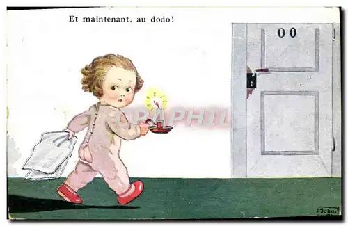 VINTAGE POSTCARD Fantasy Illustrator Child