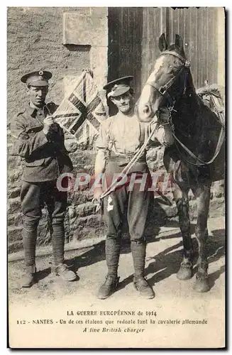 Ansichtskarte AK Militaria Nantes Un de ces etalons que redoute tant la cavalerie allemande