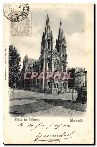 Cartes postales Marseille Eglise des Reformes