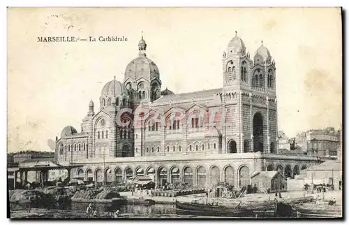 Cartes postales Marseille La Cathedrale