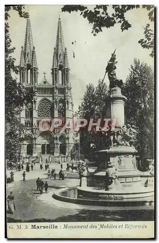 Cartes postales Marseille Monument des Mobiles et Reformes