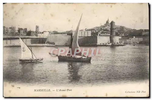 Cartes postales Marseille L&#39Avant Port