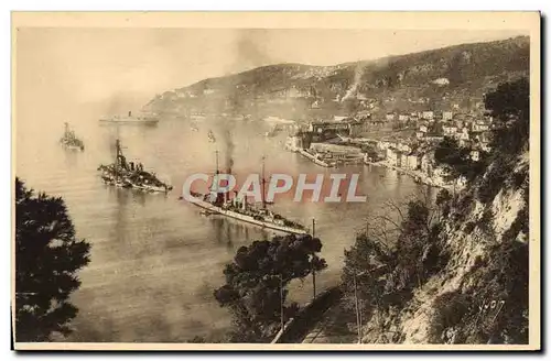 Ansichtskarte AK Villefranche La Rade Bateaux