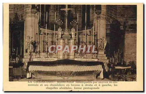 Cartes postales La Chaise Dieu Maitre autel