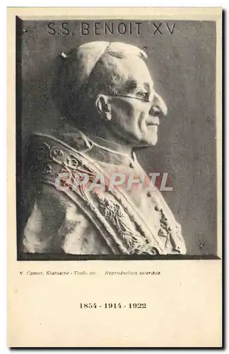 Cartes postales SS Benoit XV