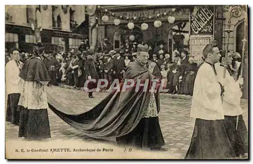 Cartes postales SE le cardinal Amette Archeveque de Paris