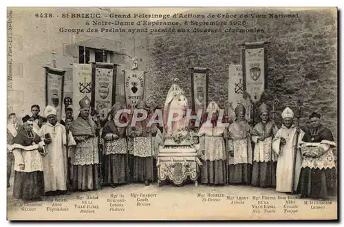 Cartes postales St Brieuc Grand pelerinage d&#39actions de Grace au Voeu national a Notre Dame d&#39Esperance Gr