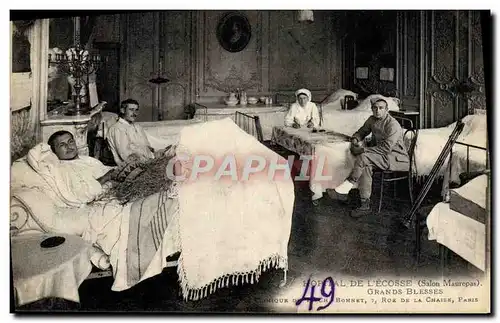 Ansichtskarte AK Hopital de l&#39Ecosse Salon Maurepas Grands blesses Clinique du Dr Bonnet Rue de la Chaise Pari