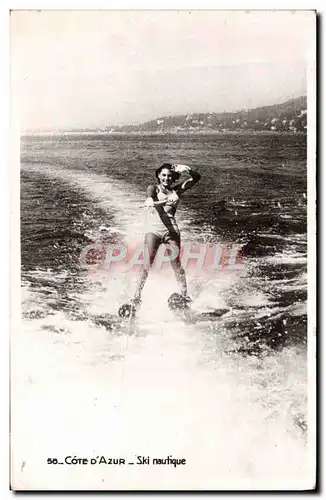 Cartes postales moderne Cote d&#39Azur Ski nautique