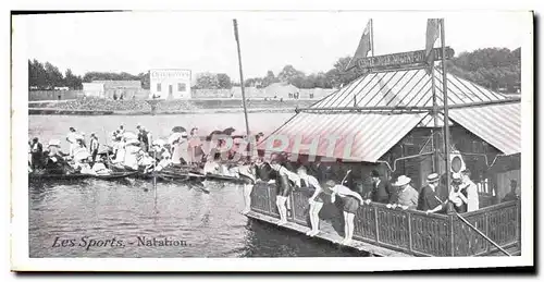 Cartes postales Natation