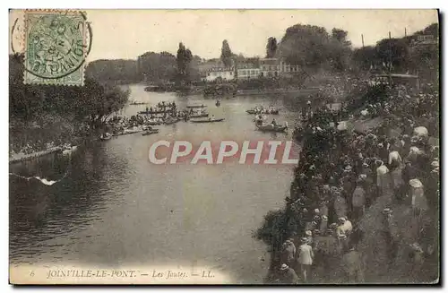 Cartes postales Joinville le pont Les joutes Canoe