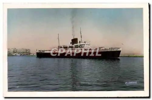 Cartes postales Bateau Paquebot Alger SS Ville d'Alger
