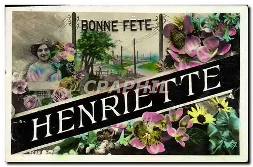 Cartes postales Prenom Henriette