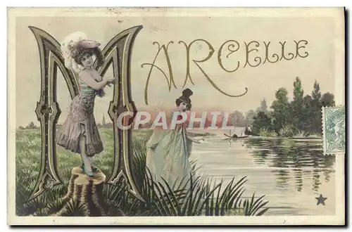 Cartes postales Prenom Marcelle