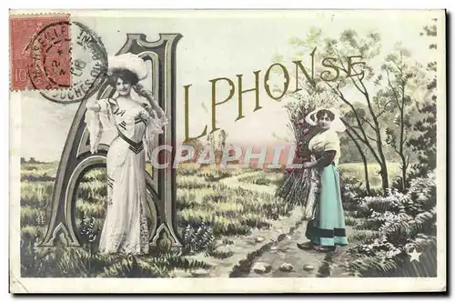 Cartes postales Prenom Alphonse