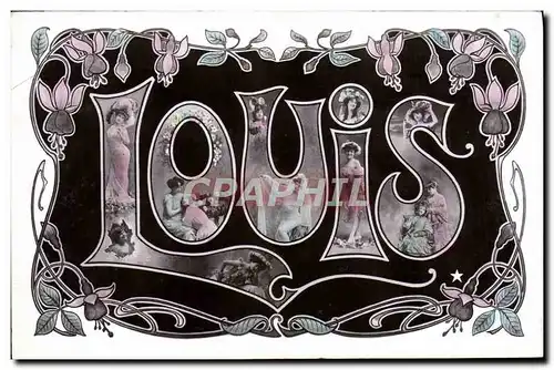 Cartes postales Prenom Louis