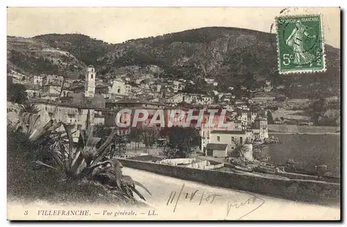 Cartes postales Villefranche Vue Generale