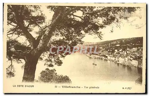 Cartes postales Villefranche Vue Generale