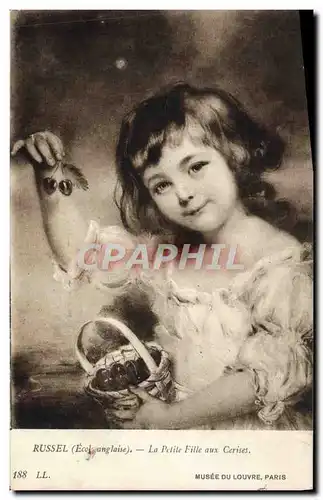 Cartes postales moderne Rueesl La Petite Fille aux Cerises L&#39Epicie Musee des Beaux Arts Lyon