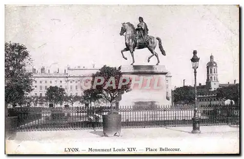 Ansichtskarte AK Lyon Monument Louis XIV Place Bellecour