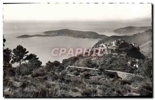 Moderne Karte Eze et Le Cap Ferrat