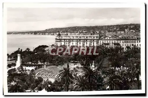 Cartes postales moderne Nice Le Jardin Albert 1er et le theatre de verdure