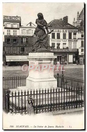 Cartes postales Beauvais La Statue de Jeanne Hachette