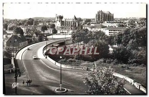 Moderne Karte Beauvais Vue Generale Le pont Route