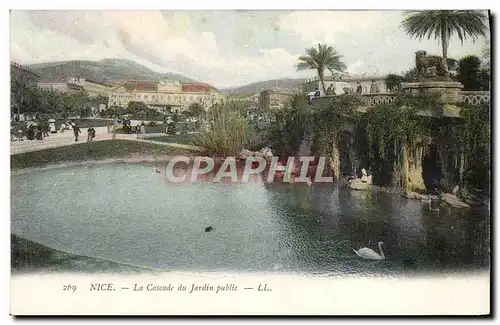 Cartes postales Nice La Cascade du Jardin Public