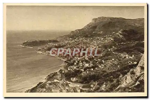 Cartes postales Monte Carlo Panorama Sur Monte Carlo et Monaco La tete de chien