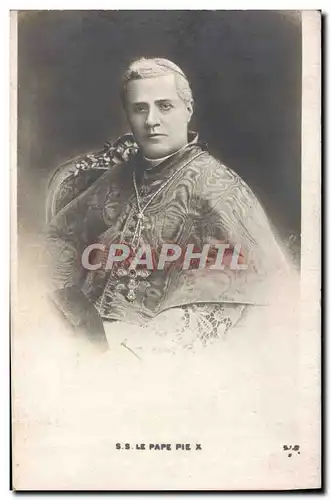 Cartes postales Pape SS le Pape Pie X