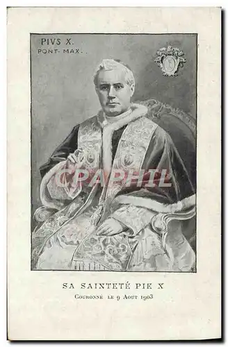 Cartes postales Sa saintete Pie X