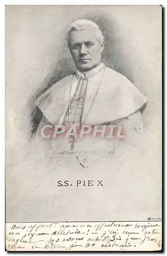 Cartes postales Pape Pie X