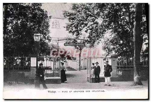Cartes postales Thermalisme Vichy Parc et sources des Celestins
