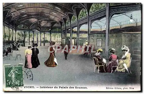 Cartes postales Thermalisme Vichy Interieur du palais des Sources